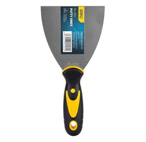 Шпатель Deli DL-HD4 100мм Размер:100 мм. Длина 12 мм. Нержавеющая сталь.