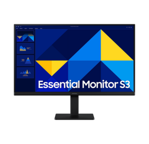 Samsung 24" Essential S3 S30GD S24D300GAI IPS LED 16:9 1920x1080x100Hz 5ms 250cd 1000:1 178 / 178 D-Sub HDMI VESA Tilt Black