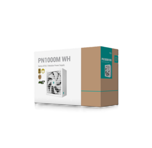 Блок питания Deepcool GAMERSTORM PN1000M WH  (ATX 3.1,  1000W,  Full Cable Management,  PWM 135mm fan,  Active PFC,  80+ GOLD,  Active PFC + Full Bridge SRC LLC + DC / DC , Gen5 PCIe,  белый) RET