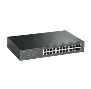 TP-Link TL-SG1024D,  24-портовый гигабитный настольный / монтируемый в стойку коммутатор,  24 порта RJ45 10 / 100 / 1000 Мбит / с,  1U 13-дюймовый