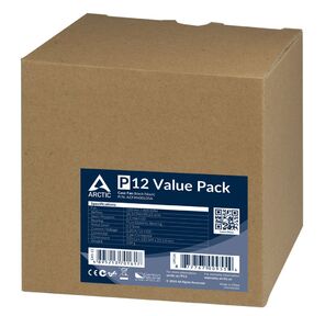 Вентилятор Arctic Cooling Вентилятор корпусной ARCTIC P12 Value pack  (black / black)   (5pc)   (ACFAN00135A)  (701617)