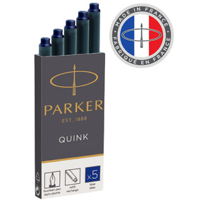 Картридж Parker Quink Z11  (1950384) синие чернила для ручек перьевых  (5шт)
