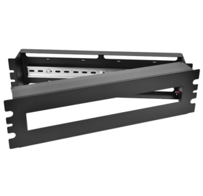 CMO Панель 19" с DIN-рейкой,  серии  КП-АВ,  цвет чёрный