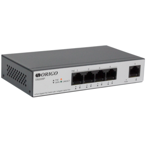 Коммутатор /  Unmanaged Switch 4x1000Base-T PoE,  1x1000Base-T,  PoE Budget 60W,  Long-range PoE up to 250m,  metal case