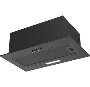 Вытяжка встраиваемая Midea MH60I301B черный управление: механическое  (1 мотор)