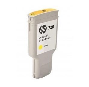 Cartridge HP 728 Желтый для DesignJet T730,  300ml