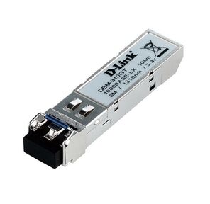 D-Link 310GT / A1A,  SFP Transceiver with 1 1000Base-LX port.Up to 10km,  single-mode Fiber,  Duplex LC connector,  Transmitting and Receiving wavelength: 1310nm,  3.3V power.