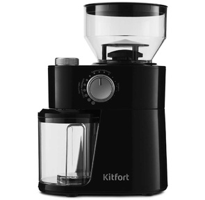 Кофемолка Kitfort КТ-741 200Вт сист.помол.:жернова вместим.:230гр черный