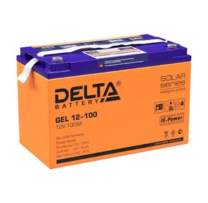 Delta GEL 12-100  (12V / 100Ач) свинцово- кислотный аккумулятор
