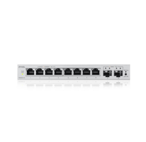 Коммутатор Web Smart L2 коммутатор Zyxel GS1200-10v3,  8xGE,  2xSFP,  настольный,  бесшумный