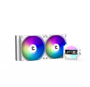 Zalman CPU Liquid Cooler 240mm,  ARGB,  white