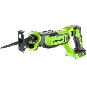 Пила сабельная аккумуляторная GreenWorks GPT-BLRS-1,  24V,  без АКБ и ЗУ  (1200607)