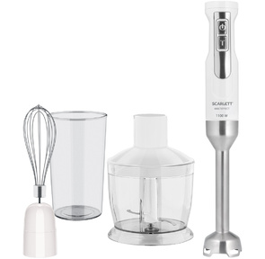 Блендер погружной Scarlett SC-HB42F09 1100Вт белый