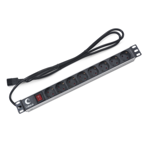Блок розеток CABEUS PDU-8P-2IEC 8 роз 10А 250V шнур 2м