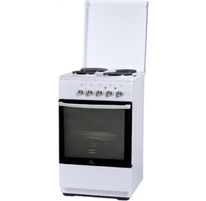 Плита Электрическая Flama L FE 14010 W белый эмаль  (металлическая крышка)