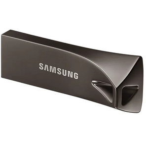 Флеш накопитель 128GB SAMSUNG BAR Plus,  USB 3.1,  300 МВ / s,  серый