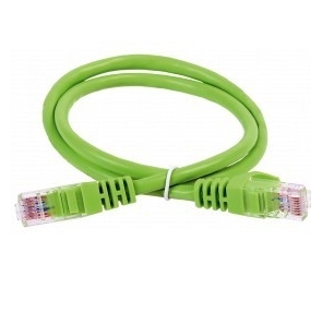 ITK Коммутационный шнур кат. 6А UTP LSZH 1м зеленый