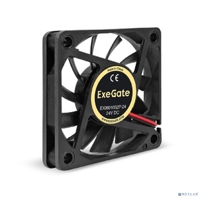 Exegate EX295203RUS Вентилятор 24В DC ExeGate EX06010S2P-24  (60x60x10 мм,  Sleeve bearing  (подшипник скольжения),  2pin,  3000RPM,  24.1dBA)