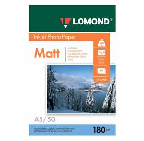 Бумага Lomond A5 180г / м2 50л.матовая  (0102068)