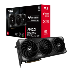 Видеокарта Asus PCI-E TUF-RX9070XT-O16G-GAMING AMD Radeon RX 9070XT 16Gb 256bit GDDR6 2175 / 20000 HDMIx2 DPx2 HDCP Ret