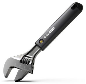 Разводной ключ ";Home Series"; Deli HT1508 8"; 200мм,  Эксклюзивный дизайн,  Рукоятка - высококачественный софттач пластик