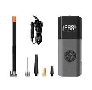 Автомобильный насос компрессор SmartiNext  с питанием от прикуривателя,  черный PumpND17PRO  Макс.рабочее давление: 10 бар,  производительность 38 л / мин,  тип: поршневой,  размер 155х61х41 мм, 