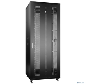 Cabeus ND-05C-42U80 / 100-BK Шкаф монтажный  19" напольный для распр. и серверного оборудования 42U 800x1000x2055mm  (ШхГхВ) передняя и задняя перфорир. двери