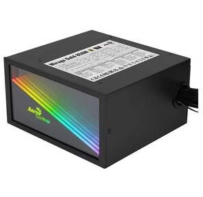Блок питания ATX12V Ver. 2.52 650W 80+Gold,  APFC,  120mm fan,  ARGB,  24pin,  2x (4+4)pin,  2xPCI-E,  3xMolex,  6xSATA,  Mirage Gold 650W Fully Modular 4711099472581 Aerocool
