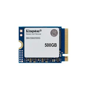 Твердотельный накопитель /  Kingston SSD NV3,  500GB,  M.2 (22x30mm),  NVMe,  PCIe 4.0 x4,  3D TLC,  R / W 5000 / 3000MB / s,  TBW 160,  DWPD 0.2  (60 мес)