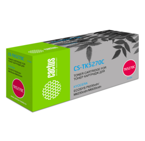 Cactus CS-TK5270C Картридж голубой  (6000стр.) для Kyocera Ecosys P6230cdn / M6230cidn / M6630cidn