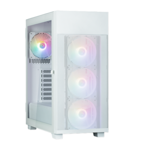 ZALMAN S5 NEO,  ATX,  WHITE,  WINDOW,  2xCOMBO  (3.5" or 2.5"),  4x2.5",  1xUSB2.0,  1xUSB3.1,  FRONT 3x120mm FRGB,  REAR 1x120mm FRGB