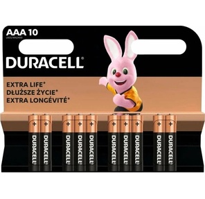 DURACELL LR03-10BL BASIC AAA  (MN2400)  (10 шт. в уп-ке)