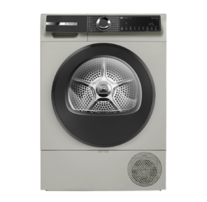 Serie 6,  Сушильная машина с тепловым насосом,  макс.загрузка - 10 кг,  Класс энергоэфф-ти: A++,  LED-дисплей с текстовой информацией. 15 автопрограмм сушки, Easy Clean with A++, габариты: 842x598x613 mm,  серебристый цвет
