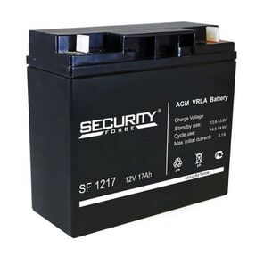 Аккумуляторная батарея Delta SF 1217 напряжение  12 / 17В,  емкость 182х76х167Ач  (97х24х58mm)