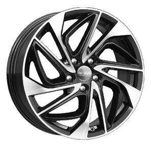 Легковой диск КиК 7, 0 / 18 5*112 Алмаз черный SK