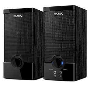 Колонки Sven SPS-603 2.0 черный 6Вт