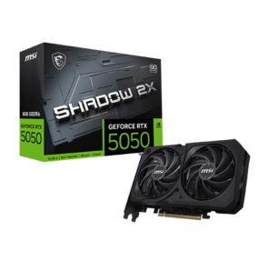 Видеокарта MSI RTX5050 SHADOW 2X OC 8GB GDDR6 128bit 3xDP HDMI 2FAN RTL