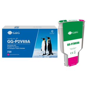Cartridge G&G 730 для DJ T1600 / T1700 / T2600,  пурпурный  (300мл)