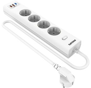 Philips CHP8246WB / 51 Сетевой фильтр 3м  (4 розетки) белый  (коробка)