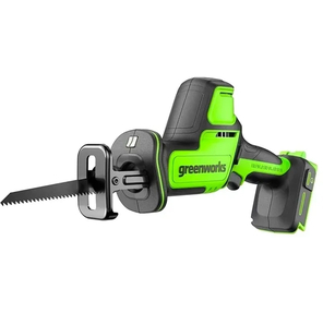 Пила сабельная аккумуляторная GreenWorks GPT-CRS-25,  24V,  бесщеточная,  без АКБ и ЗУ   (1200507)