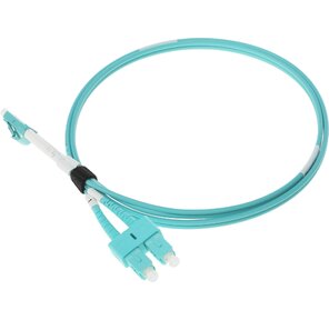 Патч-корд Lanmaster LAN-2LC-2SC / OM3-1.0 2x50 / 125 OM3 LC дуплекс-SC дуплекс 1м LSZH