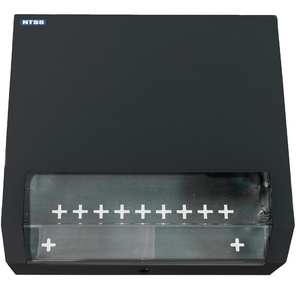 Шкаф коммутационный NTSS  (NTSS-SOHO5U-BL) настенный 5U 520x140мм пер.дв.стекл несъемн.бок.пан. 80кг черный