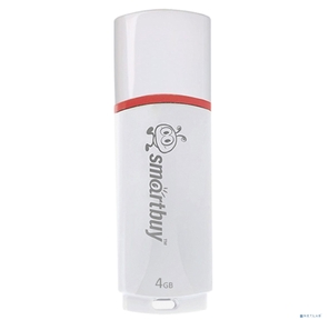 Smartbuy USB Drive 4Gb Crown White SB4GBCRW-W
