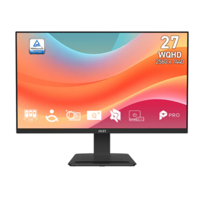 Монитор 27" MSI PRO MP273Q E7 Black  (IPS,  2560x1440,  HDMI+HDMI+DP,  1 ms,  178° / 178°,  250 cd / m,  1000:1  (100M:1),  75Hz)