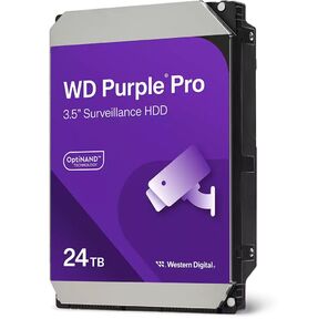 Жесткий диск WD SATA-III 24TB WD240PURP Surveillance Purple Pro  (7200rpm) 512Mb 3.5"