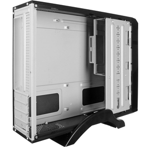 Exegate EX288781RUS Корпус Desktop ExeGate MI-207U-M350  (mini-ITX / mATX,  БП M350 с вент. 8см,  2*USB+1*USB3.0,  аудио,  черный)