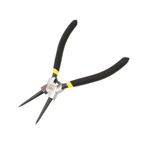 Прямой съемник внутренних стопорных колец Deli DL104007 175мм,  углеродистая сталь 55#,  прорезиненная рукоять