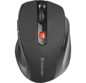 Defender Ultra MM-315 черный [52315] {Беспроводная оптическая мышь,  6 кнопок,  800-1600 dpi}