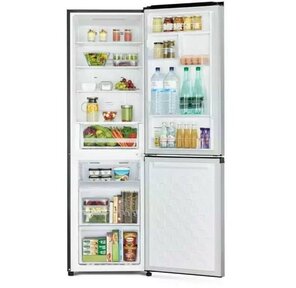 Холодильник Hitachi R-B410PUC6 PSV 2-хкамерн. серебристый