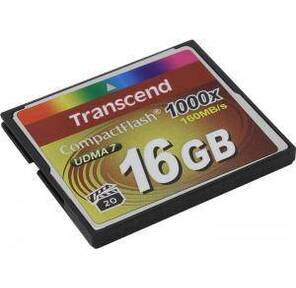 Флеш карта Compact Flash 16Gb Transcend TS16GCF1000